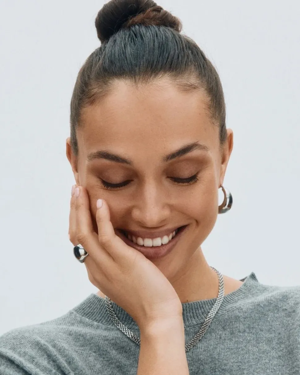 Edblad korvakorut Boyd Hoops Steel, Stainless steel