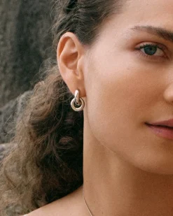 Edblad korvakorut Chunky Eternal Earrings Steel, Stainless steel