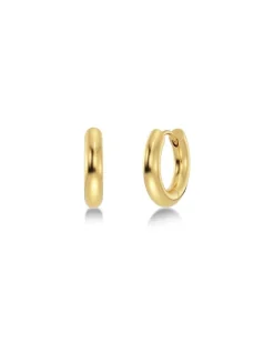 Edblad korvakorut, CHUNKY HOOPS L GOLD 16mm Kullankeltainen