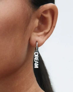 Edblad korvakorut Dream Hoops, Hopeanharmaa