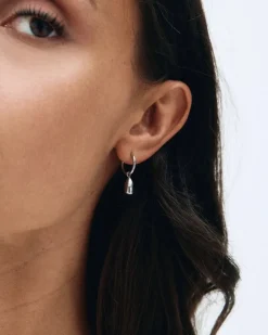 Edblad korvakorut Drop Mini Hoops Steel, Stainless steel