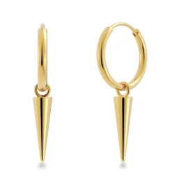 Edblad korvakorut Peak Hoops, kullankeltainen