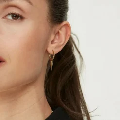 Edblad korvakorut Peak Hoops, kullankeltainen