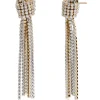 Edblad korvakorut Revel Knot Earrings Gold, Gold pleated