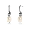 Edblad korvakorut Swivel Earrings Pearl S, Stainless steel