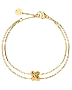 Edblad rannekoru Alexa Bracelet, Gold pleated