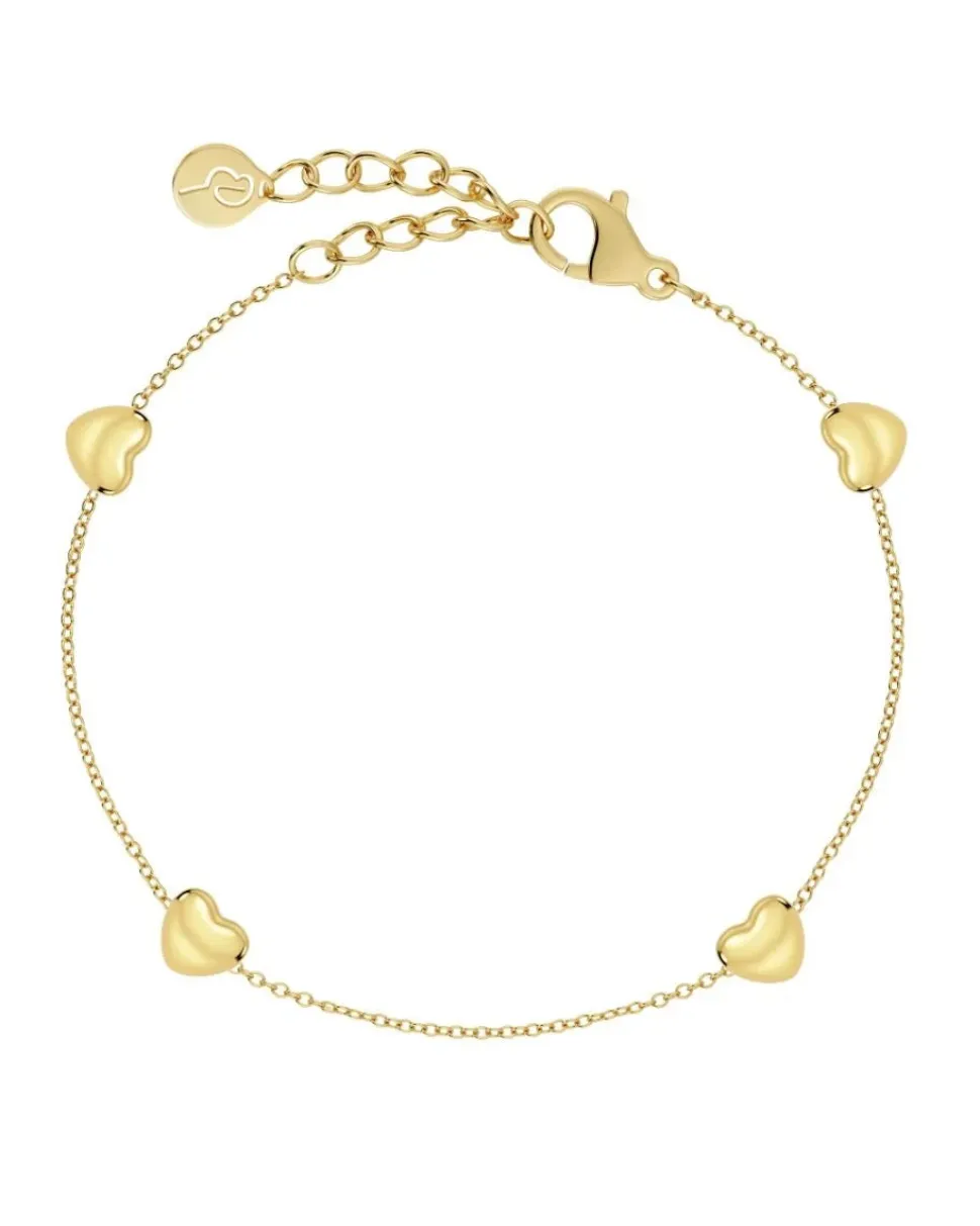 Edblad rannekoru, BARLEY BRACELET MULTI GOLD Kullankeltainen