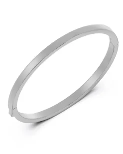 Edblad rannekoru, FAVE BANGLE STEEL Hopeanharmaa
