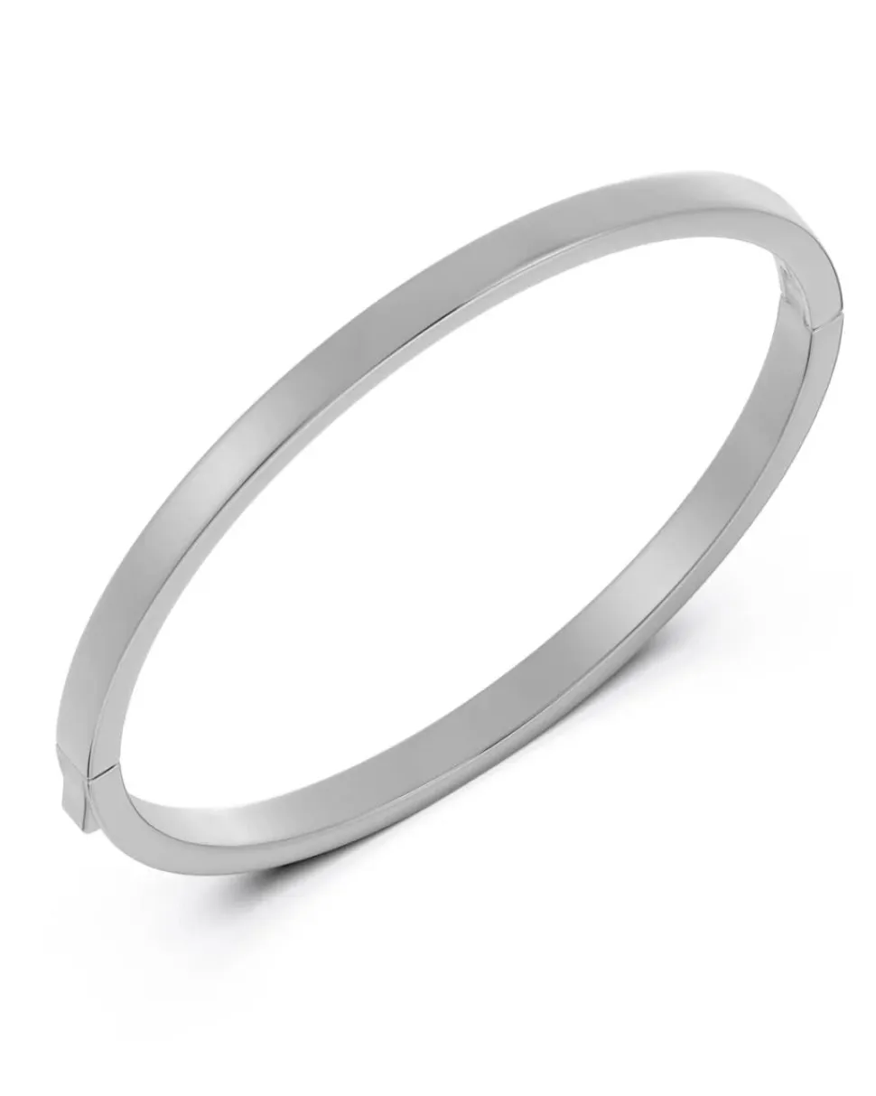 Edblad rannekoru, FAVE BANGLE STEEL Hopeanharmaa