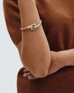 Edblad rannekoru, HARMONY BANGLE MIXED Kullankeltainen