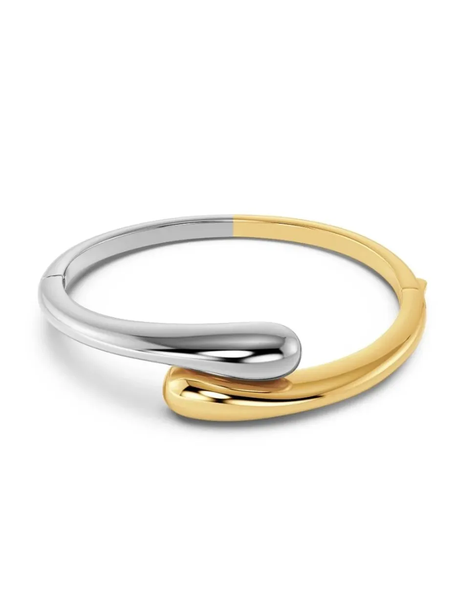 Edblad rannekoru, HARMONY BANGLE MIXED Kullankeltainen