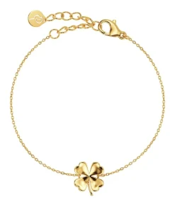 Edblad rannekoru Lucky Bracelet Gold, Gold pleated