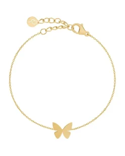 Edblad rannekoru Papillon Bracelet Gold, Gold pleated