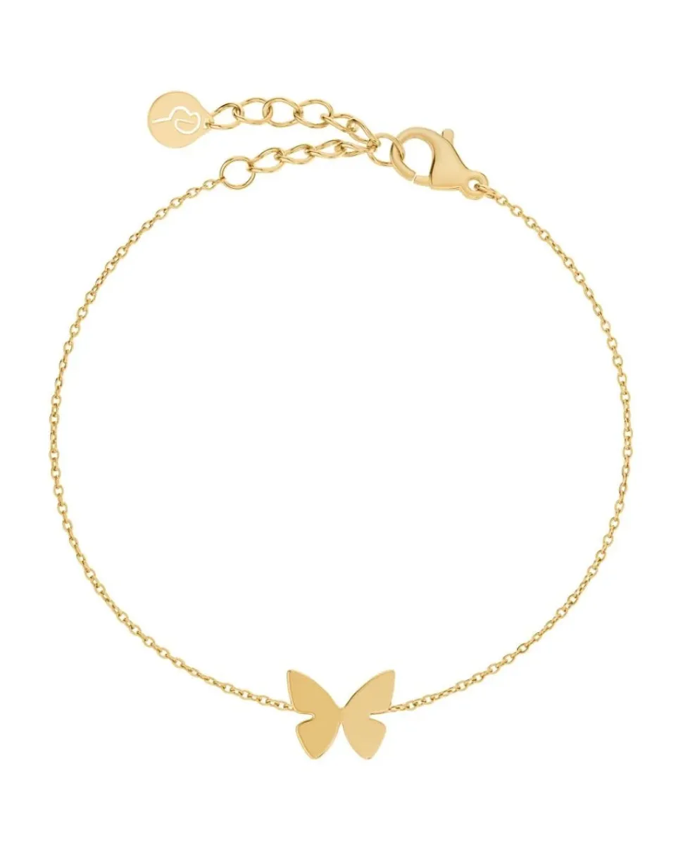 Edblad rannekoru Papillon Bracelet Gold, Gold pleated
