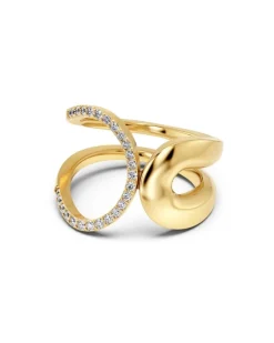 Edblad sormus, PLIÉ RING GOLD Kullankeltainen