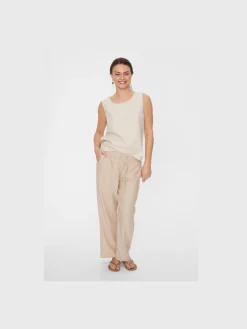 Freequent housut, Lava pant Vaalea Beige