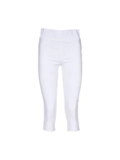 Freequent Naisten Housut, Shantal Capri Power Valkoinen