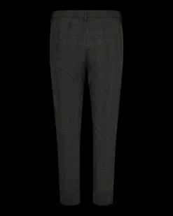 Freequent Naisten Housut, REX PANT Harmaa Ruutu