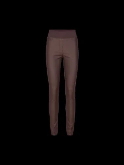 Freequent Naisten Housut, Shantal Power Pants Tummanruskea