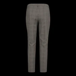 Freequent Naisten Housut, REX PANT Beige Ruutu