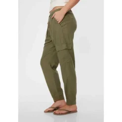 Freequent Naisten Kesähousut, LAVA PANTS Khaki
