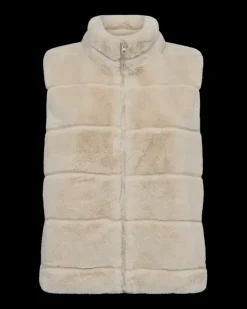 Freequent Naisten Liivi, FOXY VEST Luonnonvalkoinen