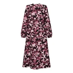 Freequent naisten mekko, HIRSE DRESS Viininpunainen Kuosi