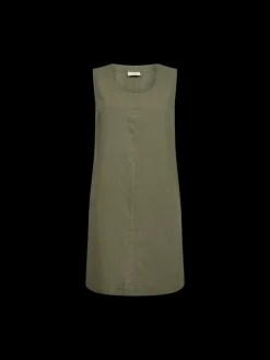 Freequent Naisten Mekko LAVARA U DRESS Armeijanvihreä