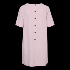 Freequent naisten mekko, LAVA DRESS Raidallinen Vaaleanpunainen