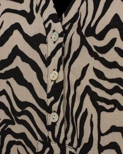 Freequent naisten mekko, LARIN DRESS Ruskea Kuosi