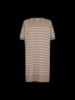 Freequent naisten mekko, PIXIE DRESS Raidallinen Beige