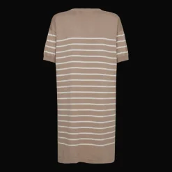 Freequent naisten mekko, PIXIE DRESS Raidallinen Beige