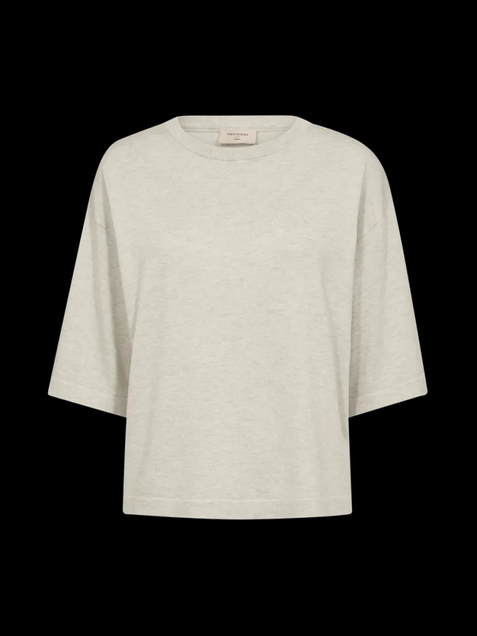 Freequent naisten neule, CONNY PULLOVER Beige