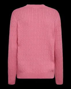Freequent naisten neulepusero Dodo Pullover, pinkki
