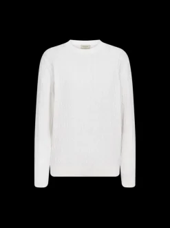 Freequent naisten neulepusero Dodo Pullover, valkoinen