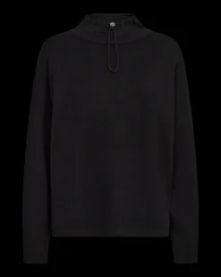 Freequent naisten neulepusero ANI PULLOVER, musta