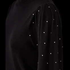 Freequent naisten neulepusero Dotka Pullover, musta