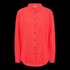 Freequent Naisten Paitapusero LAVA-SH-SIMPLE Punainen