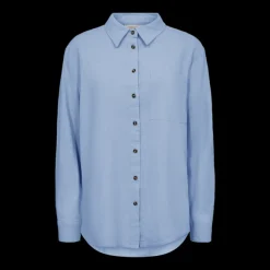 Freequent Naisten Paitapusero LAVA-SH-SIMPLE Vaaleansininen