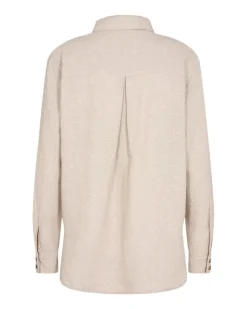 Freequent Naisten Paitapusero LAVA-SH-SIMPLE Vaalea Beige