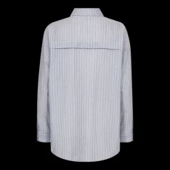 Freequent naisten paitapusero, FELINE SHIRT Raidallinen Sininen