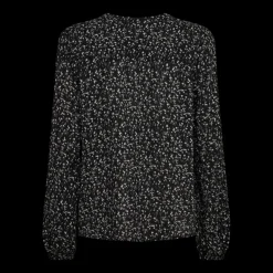 Freequent Naisten Pusero, ADNEY BLOUSE Musta Kuosi