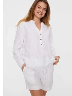 Freequent Naisten Pusero, LAVA SHIRT Valkoinen