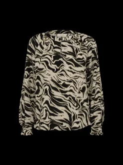 Freequent Naisten Pusero, NALIA PUSERO Musta Kuosi