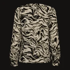 Freequent Naisten Pusero, NALIA PUSERO Musta Kuosi