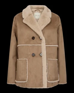 Freequent naisten takki, LAMSE JACKET Konjakinruskea