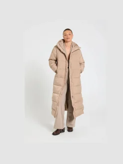 Freequent Naisten Talvitakki, K-LULA JACKET Vaalea Beige