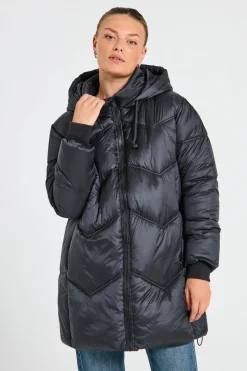 Freequent Naisten Talvitakki, K-SHORTY L-JACKET Musta