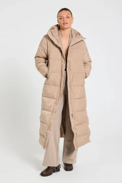 Freequent Naisten Talvitakki, K-LULA JACKET Vaalea Beige