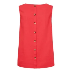 Freequent Naisten Toppi Lava Top Punainen